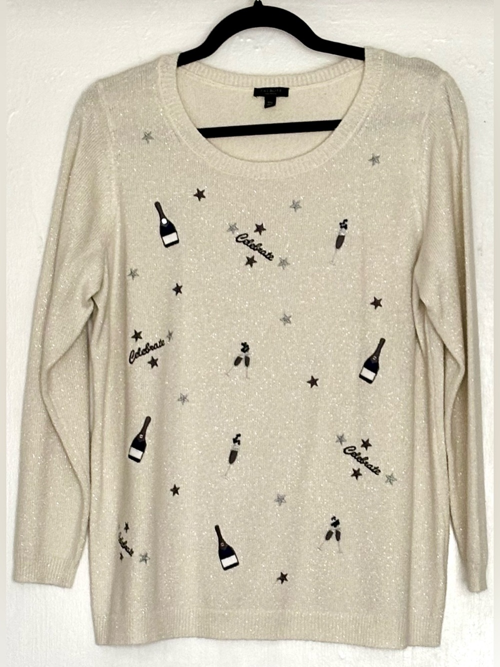 Talbots Celebrate Jupiter Crewneck Sweater Size XL - Picture 2 of 5